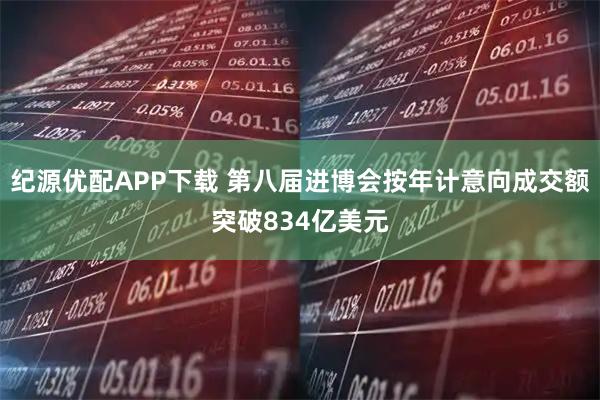 纪源优配APP下载 第八届进博会按年计意向成交额突破834亿美元