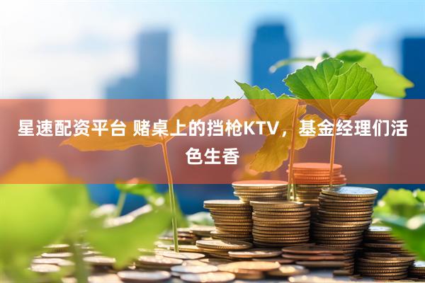 星速配资平台 赌桌上的挡枪KTV，基金经理们活色生香