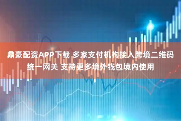 鼎豪配资APP下载 多家支付机构接入跨境二维码统一网关 支持更多境外钱包境内使用
