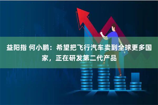 益阳指 何小鹏：希望把飞行汽车卖到全球更多国家，正在研发第二代产品